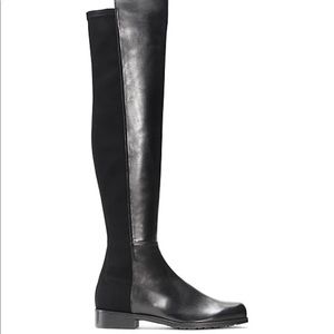 Stuart Weitzman over-the-knee 5050 boot in leather